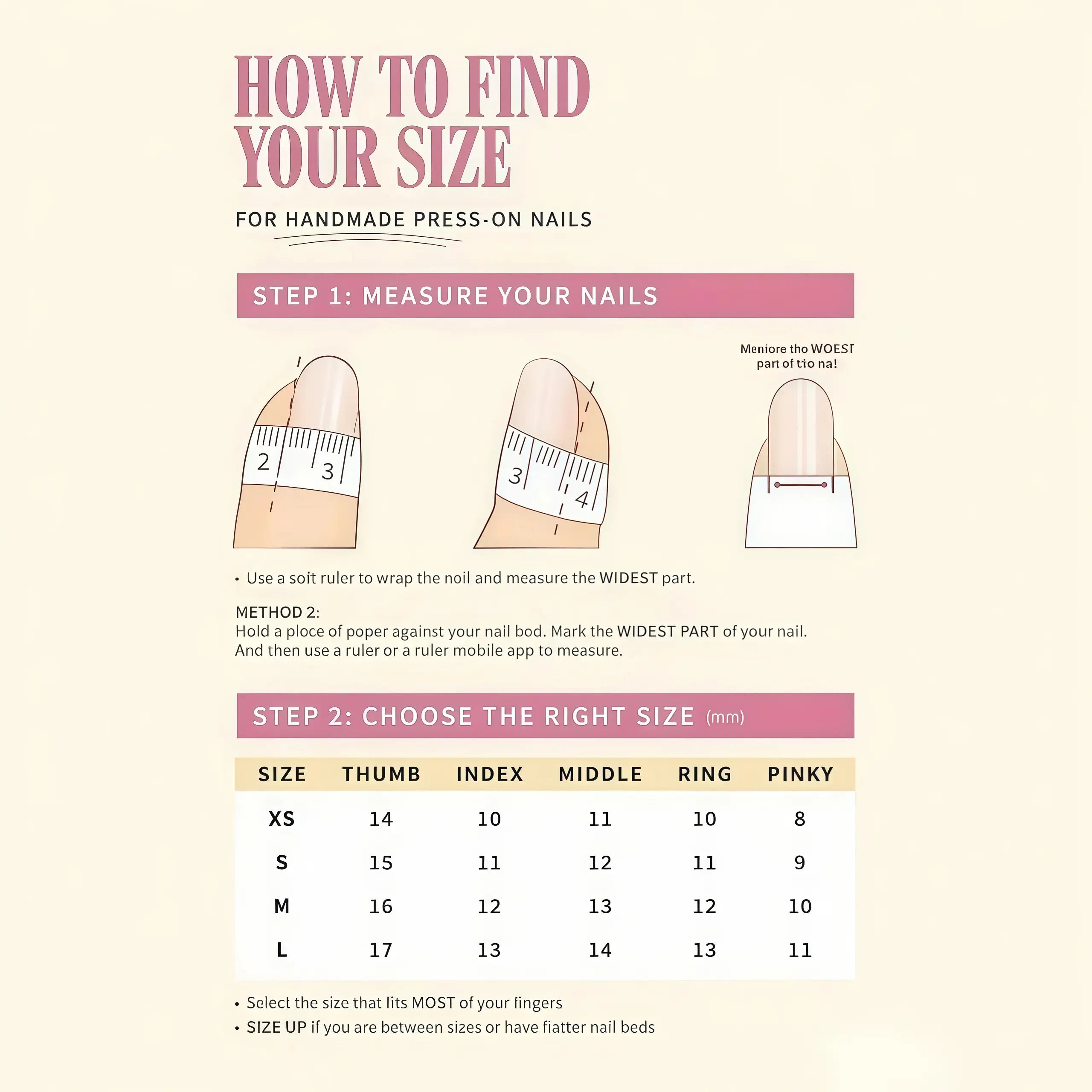 Tailor-Made Handmade Press-On Nails