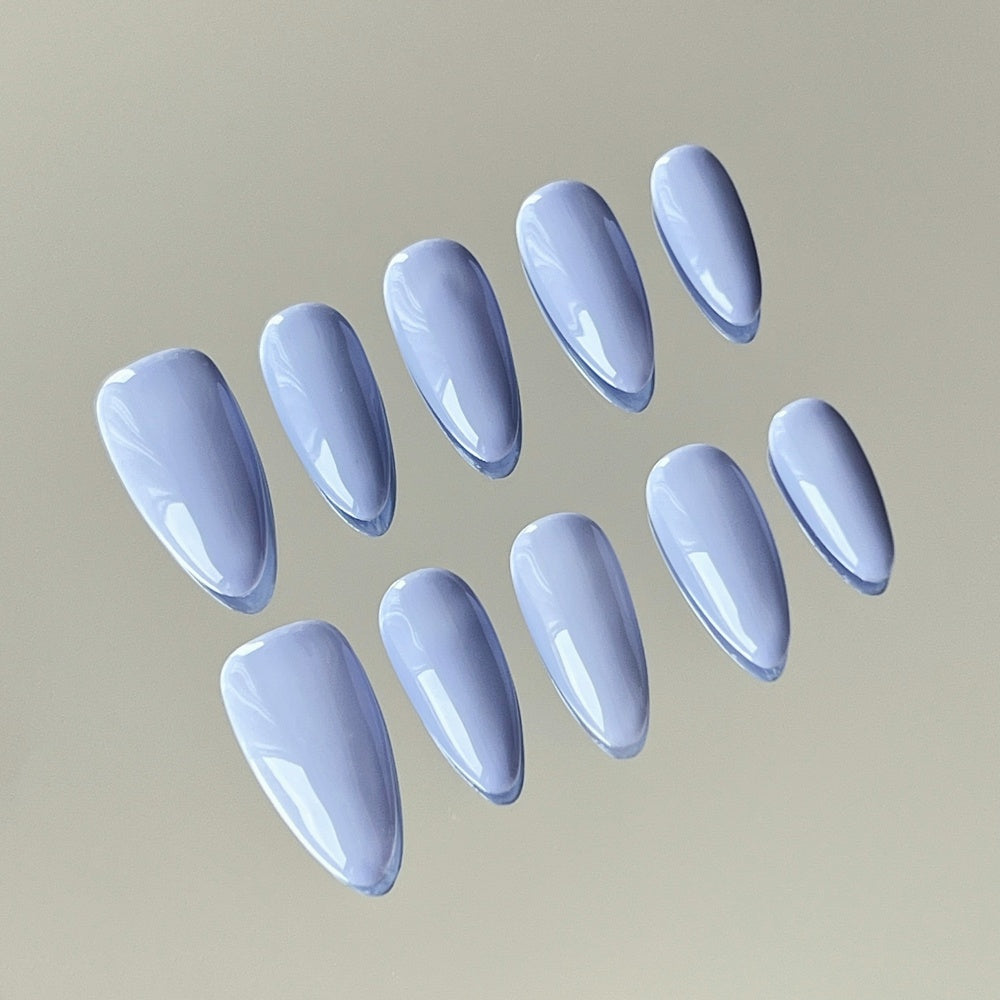 Cashmere Purple Nail - Ultra Thin & Breathable Solid Tips